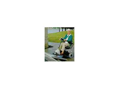 ROLL-UP SCOOTER & WHEELCHAIR RAMP; 3