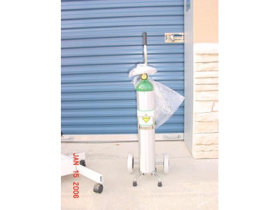 Cylinder Oxygen kit with cart