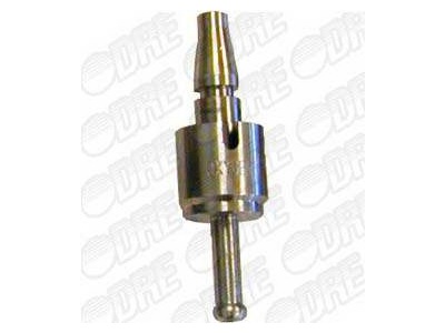 Schrader-style 1/4 male swivel fitting for oxyge