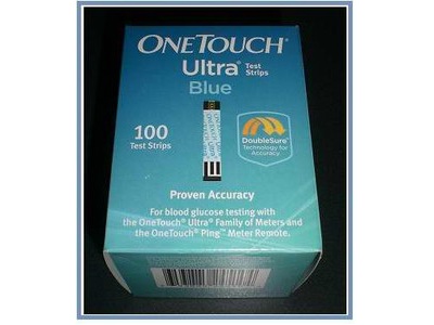 One touch ultra 100ct test strips