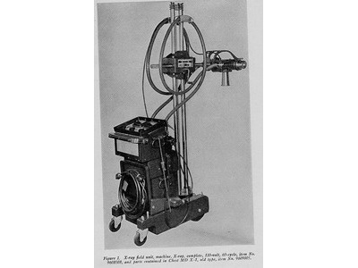 antique Picker Army field x-ray unit